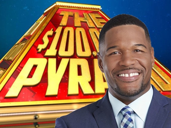 Michael Strahan in $100,000 Pyramid Game Michael Strahan in $100,000 Pyramid Game