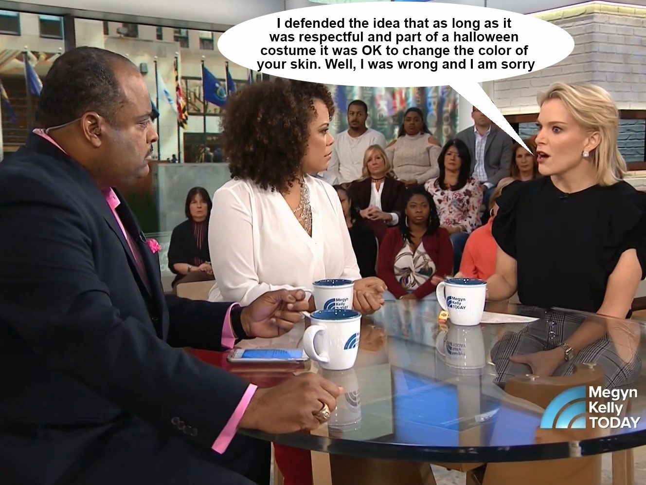 Megyn Kelly Apolgizes to black people on her show Megyn Kelly Apolgizes to black people on her show