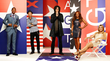 America's Got Talent with Howard Stern, Nick Cannon, Heidi Klum, Mel B. ,Howie Mandell