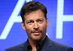 Harry Connick Jr. in blue suit