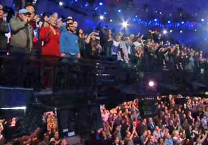 the late show with colbert audience on election night 2016