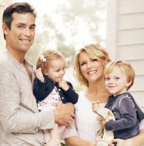 Megyn Kelly, Douglas Brunt, and her two children