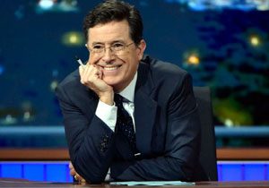 Colbert on the Late Show on CBS