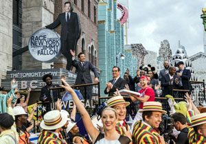 Jimmy Fallon at Opening Parade for Universal Ride