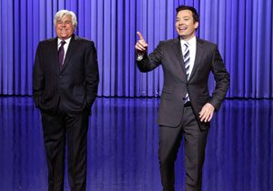 Jimmy Fallon and Jay Leno