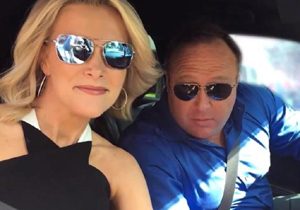 Megyn Kelly and Alex Jones selfie