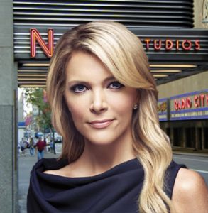 Megyn Kelly in front of ABC studios