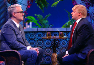 Anthony Atamanuik and Keith Olbermann on the President Show